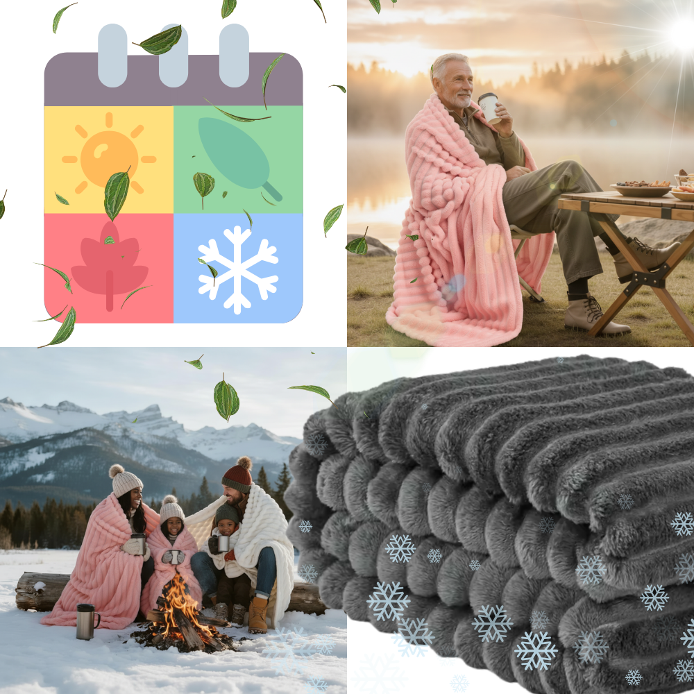 Mykt og Koselig Flanellpledd - Ozerty