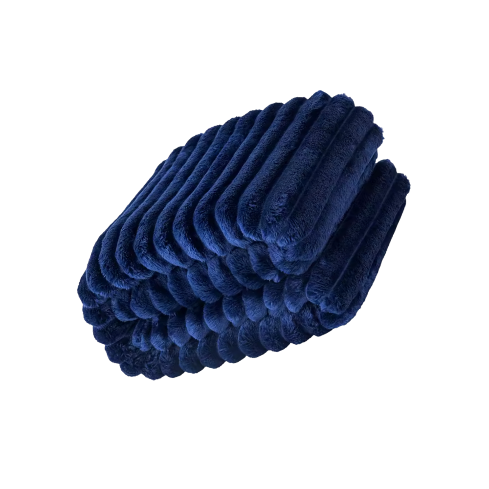 Mykt og Koselig Flanellpledd -Marineblå - Ozerty