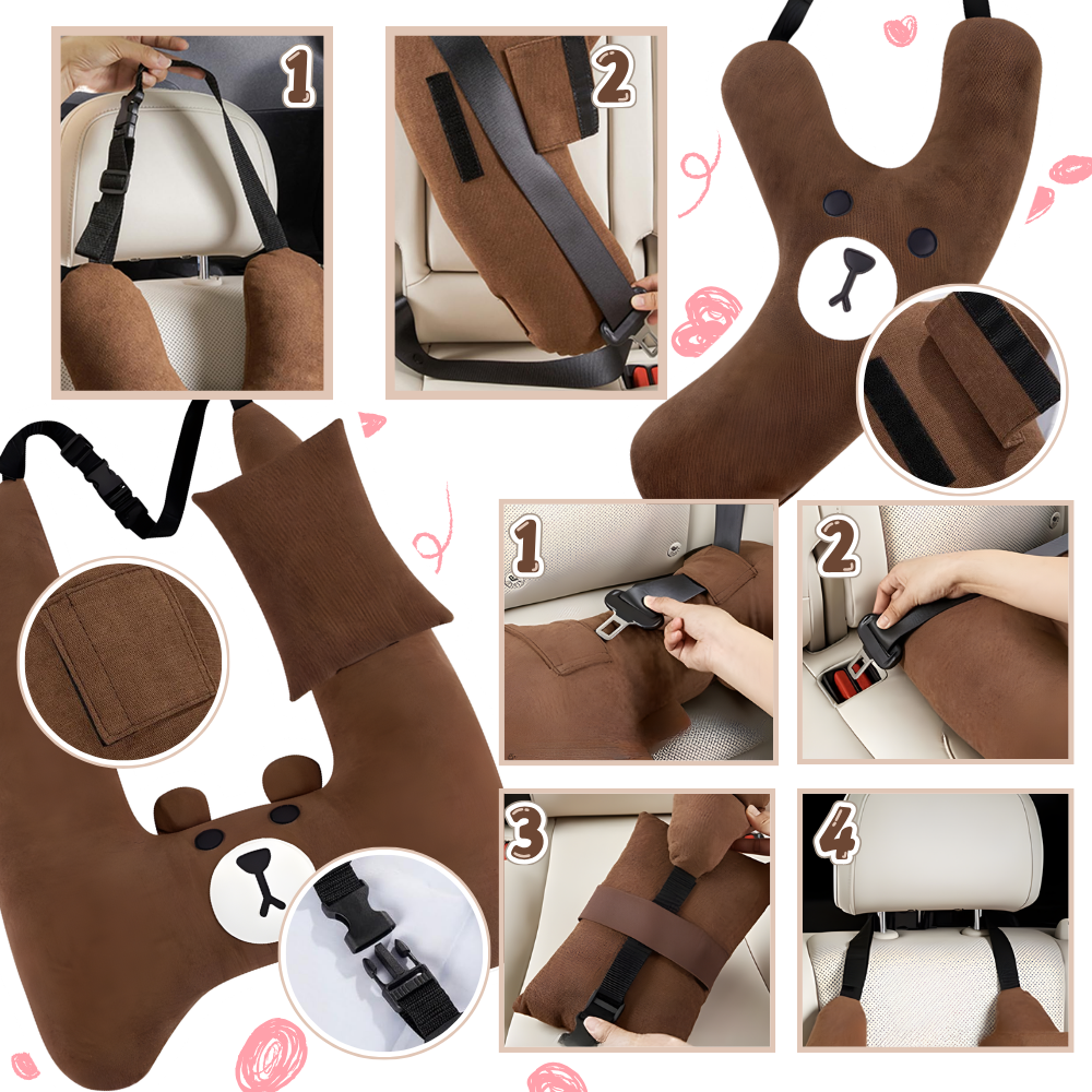 Myk Sikkerhetsbeltepute Til Barn - Ozerty