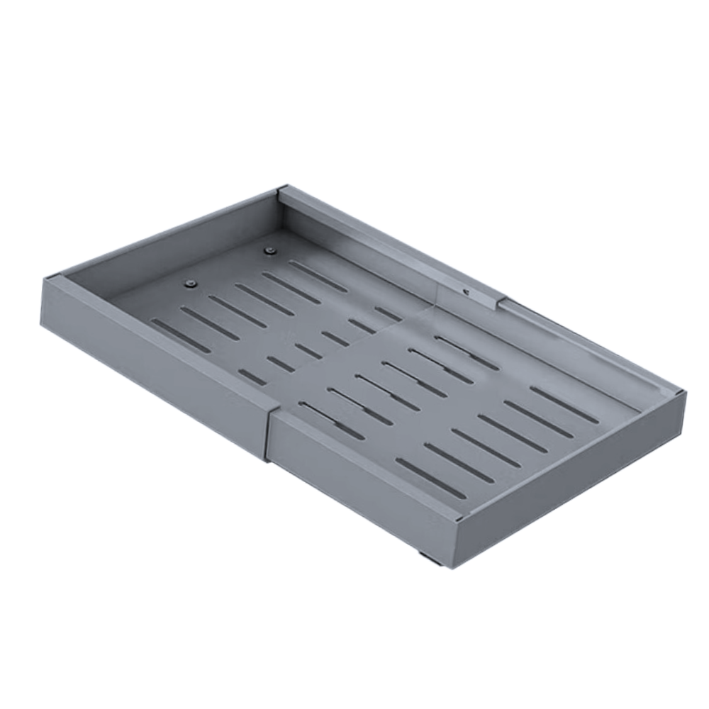 Plassbesparende Utrekkbar Skaporganisator -Grå/L - Ozerty