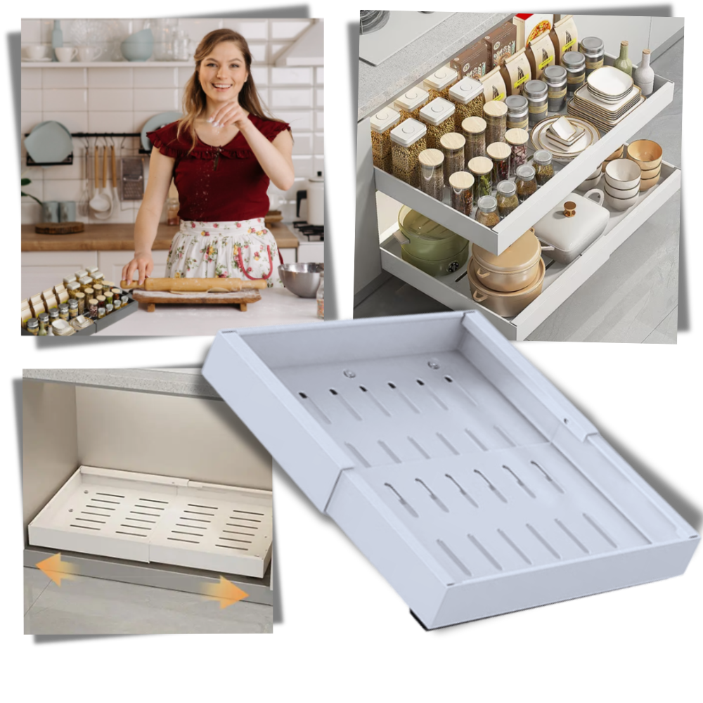 Plassbesparende Utrekkbar Skaporganisator - Ozerty