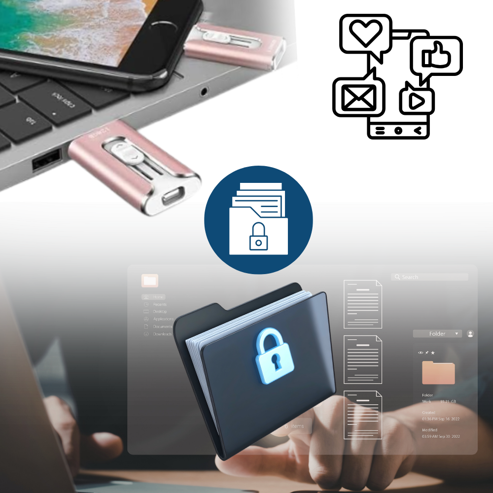 Høyhastighets 3-i-1 Minnepinne - Ozerty