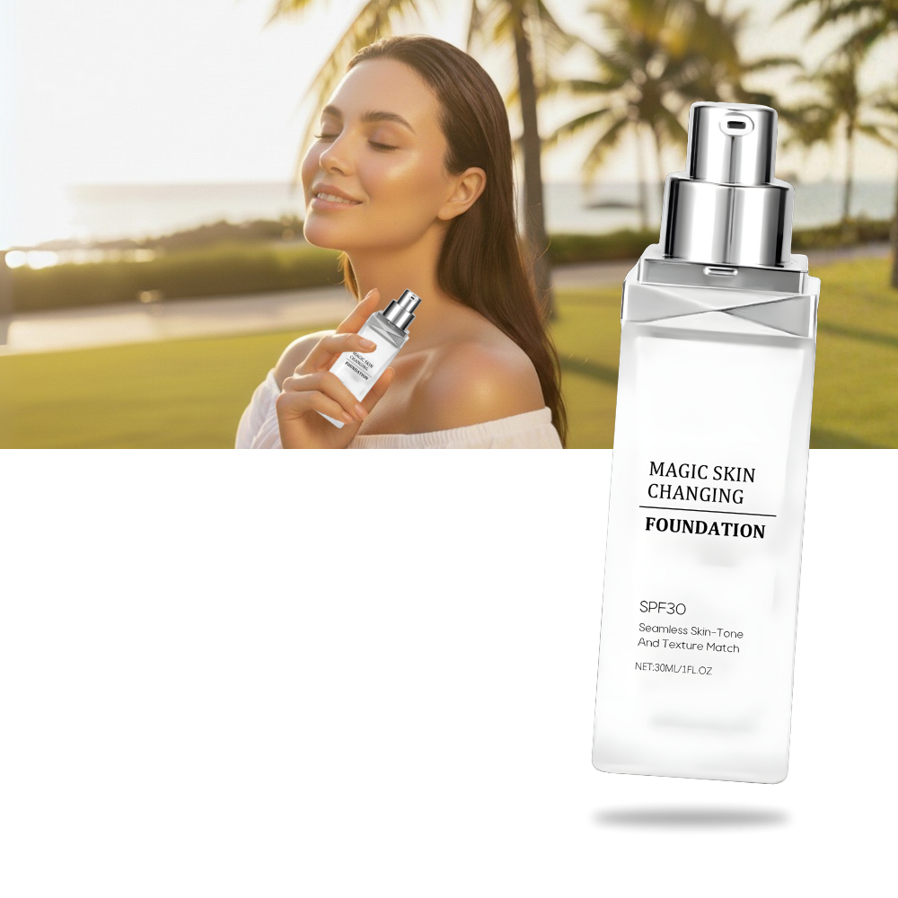 Fargeendrende Foundation med SPF 30 - Ozerty