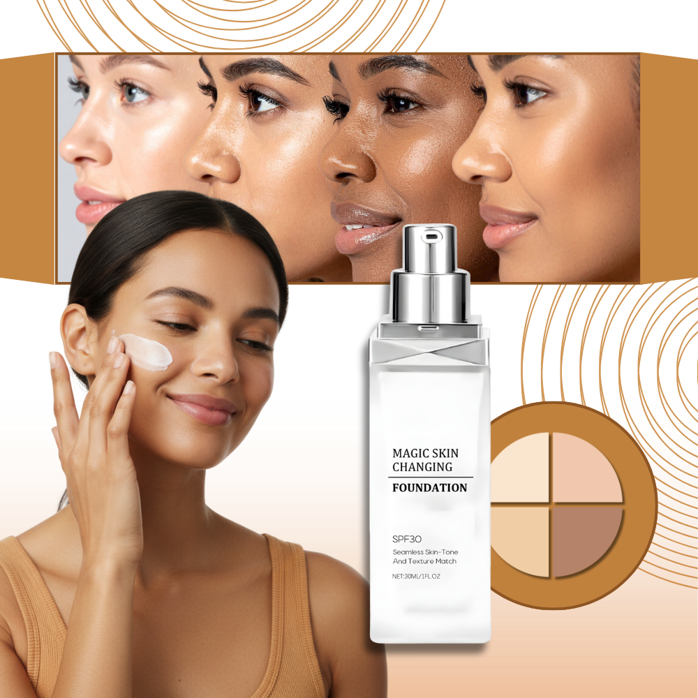 Fargeendrende Foundation med SPF 30 - Ozerty