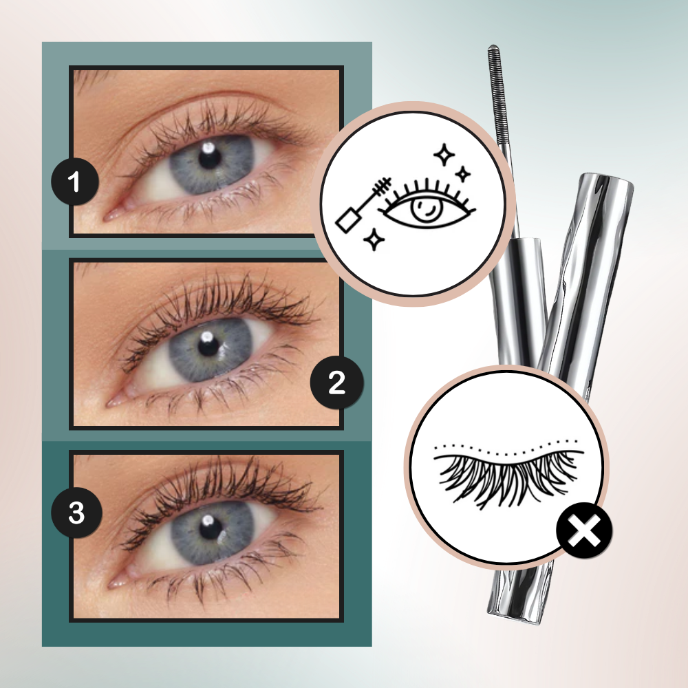Forlengende Mascara-Stålbørste - Ozerty