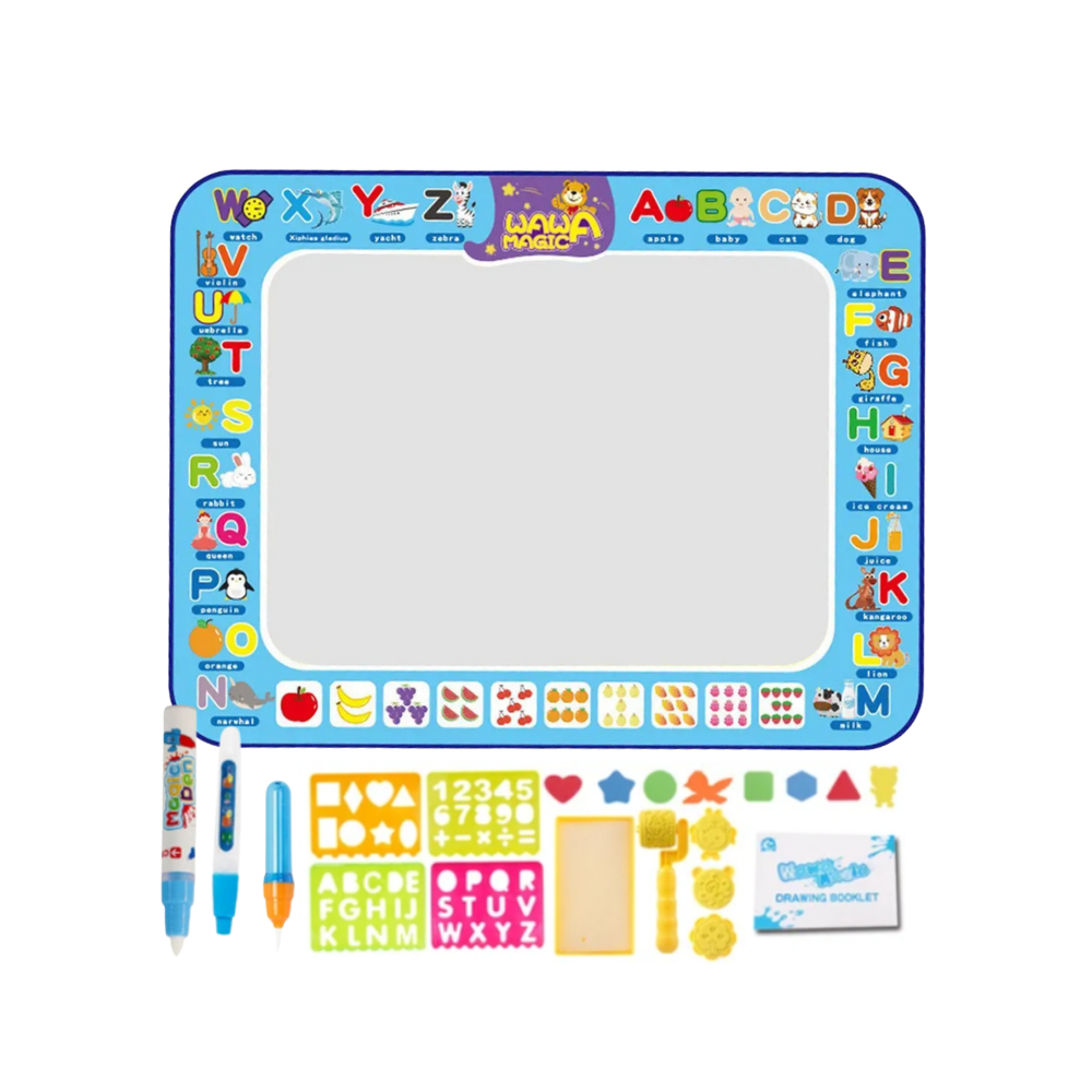 Stimulerende vannmatte til å tegne på
-Alfabetet - Ozerty