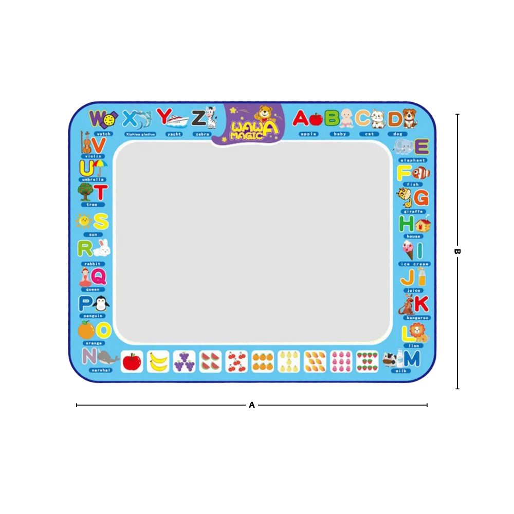 Stimulerende vannmatte til å tegne på
- Ozerty