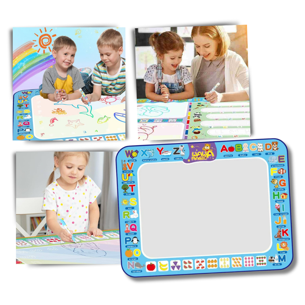 Stimulerende vannmatte til å tegne på
- Ozerty