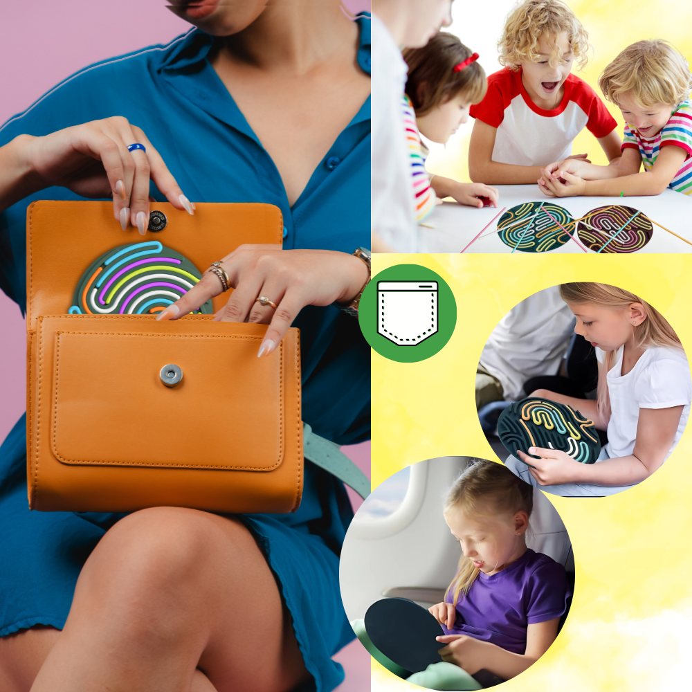 Stresslindrende Sensorisk Aktivitetsbrett - Ozerty