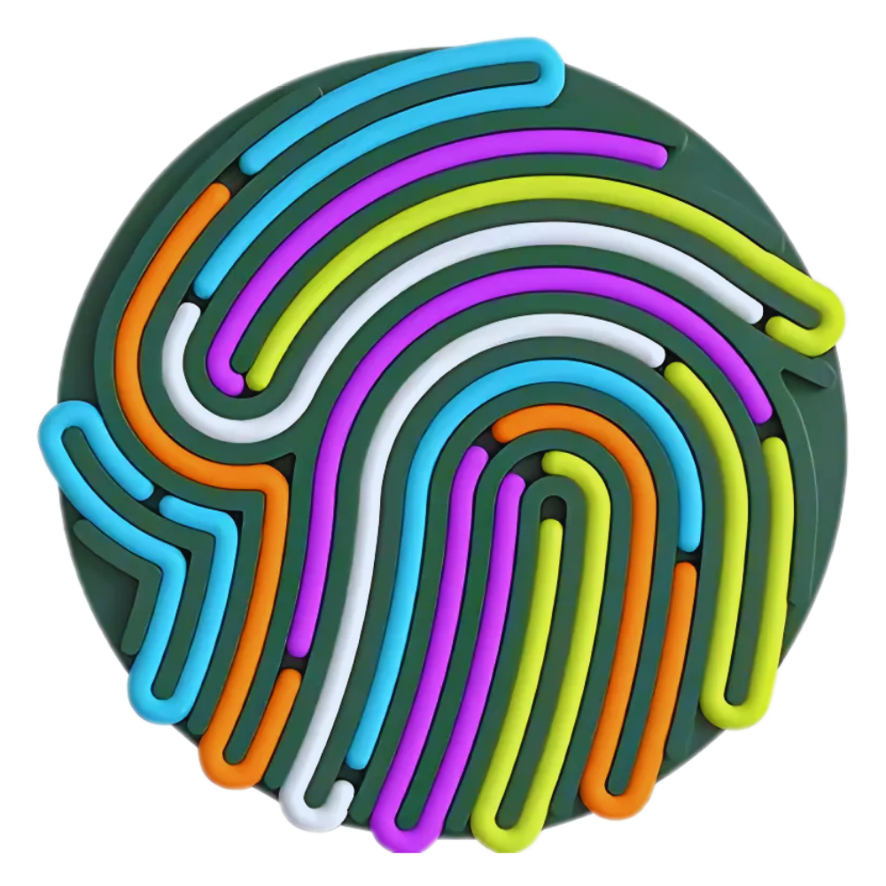 Stresslindrende Sensorisk Aktivitetsbrett -Grønn - Ozerty