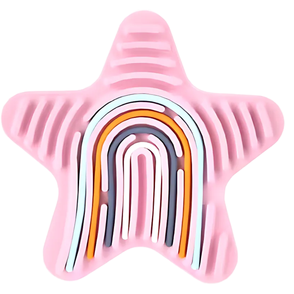 Stresslindrende Sensorisk Aktivitetsbrett -Rosa - Ozerty