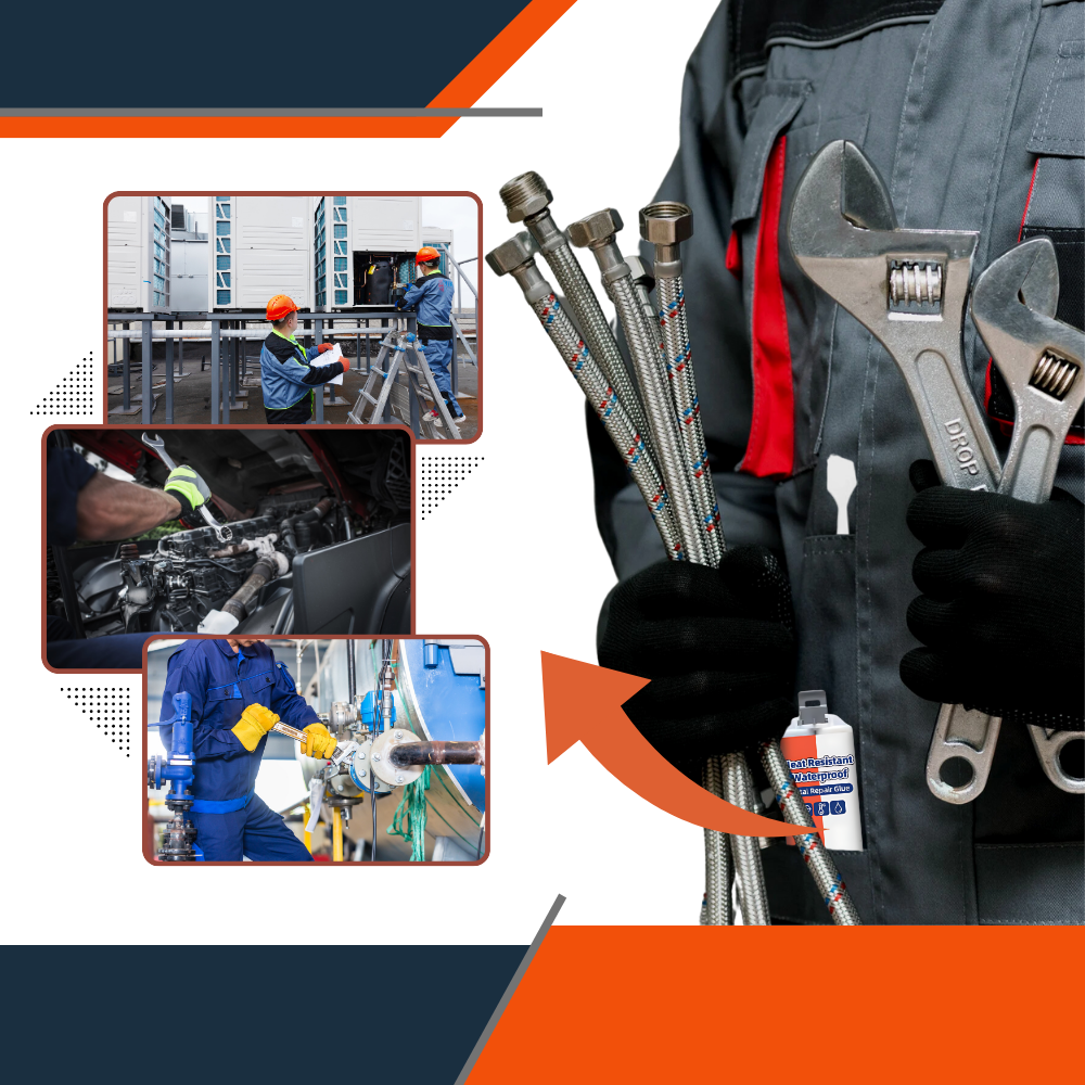 Vannbestandig Metall-Lim med Sterk Binding - Ozerty