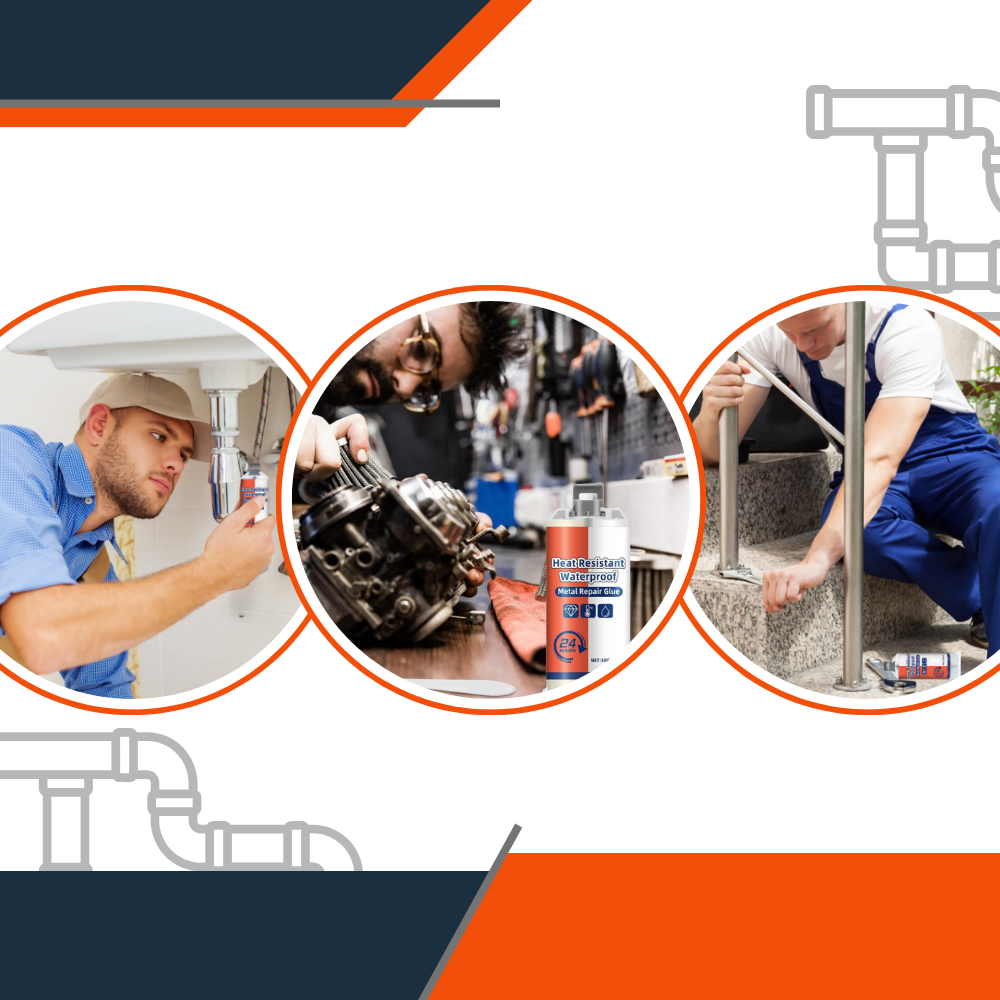 Vannbestandig Metall-Lim med Sterk Binding - Ozerty