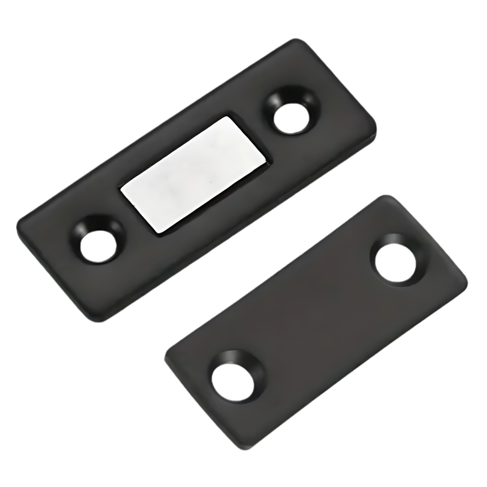 Sterke magnetiske skaplåser -Svart - Ozerty