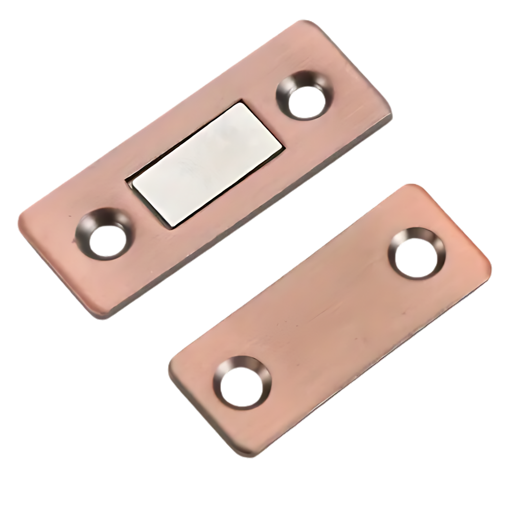Sterke magnetiske skaplåser -Rød bronse - Ozerty