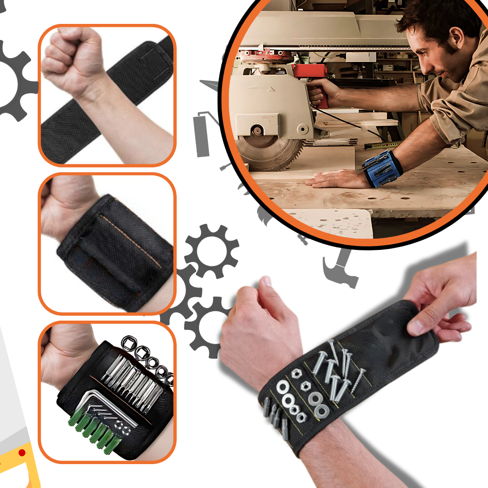 Magnetiske armbånd i sterk Oxford-stoff
- Ozerty