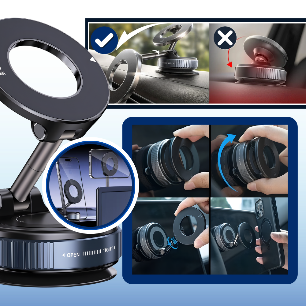 Robust, Pålitelig Magnetisk Telefonholder - Ozerty