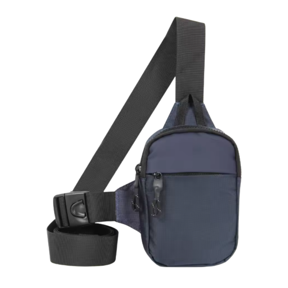 Stilig Mini-Sling-Brystveske -Blå - Ozerty