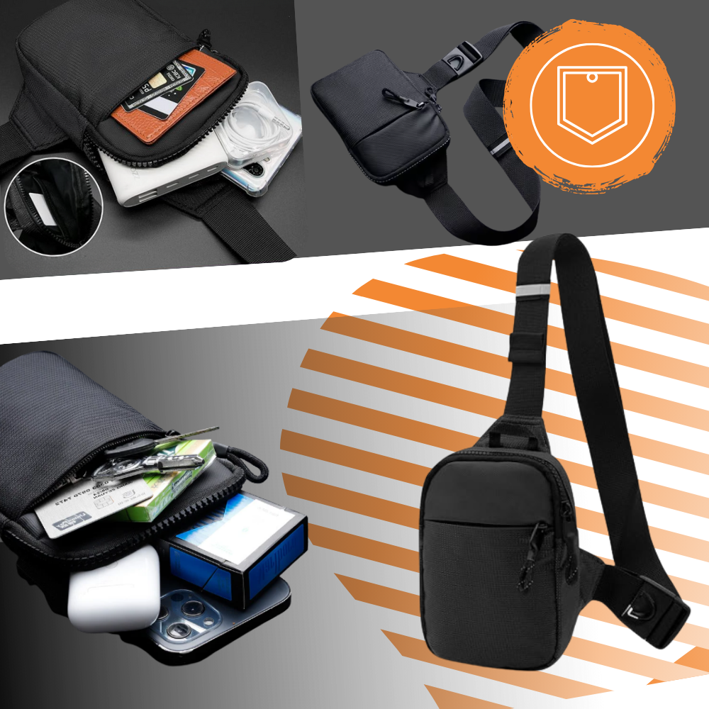 Stilig Mini-Sling-Brystveske - Ozerty