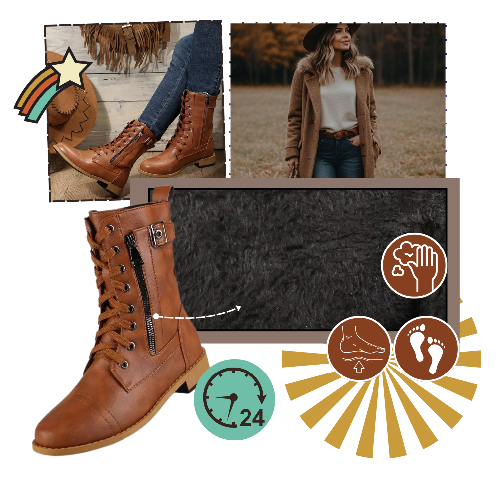 Stilige, Sklisikre Vandrestøvler - Ozerty