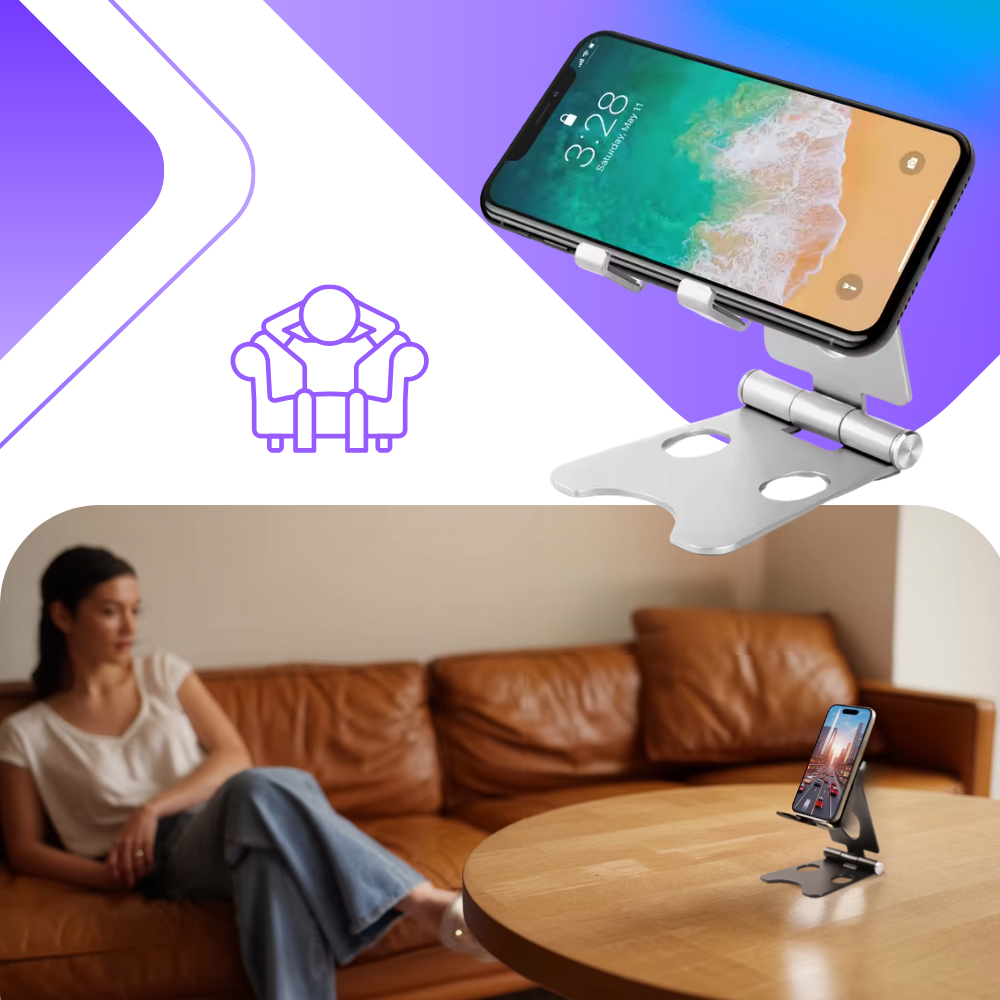 NO LONGER PRODUCING Swivel and foldable phone stand