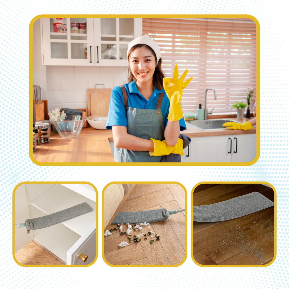 Justerbar Teleskop Støvkost - Ozerty