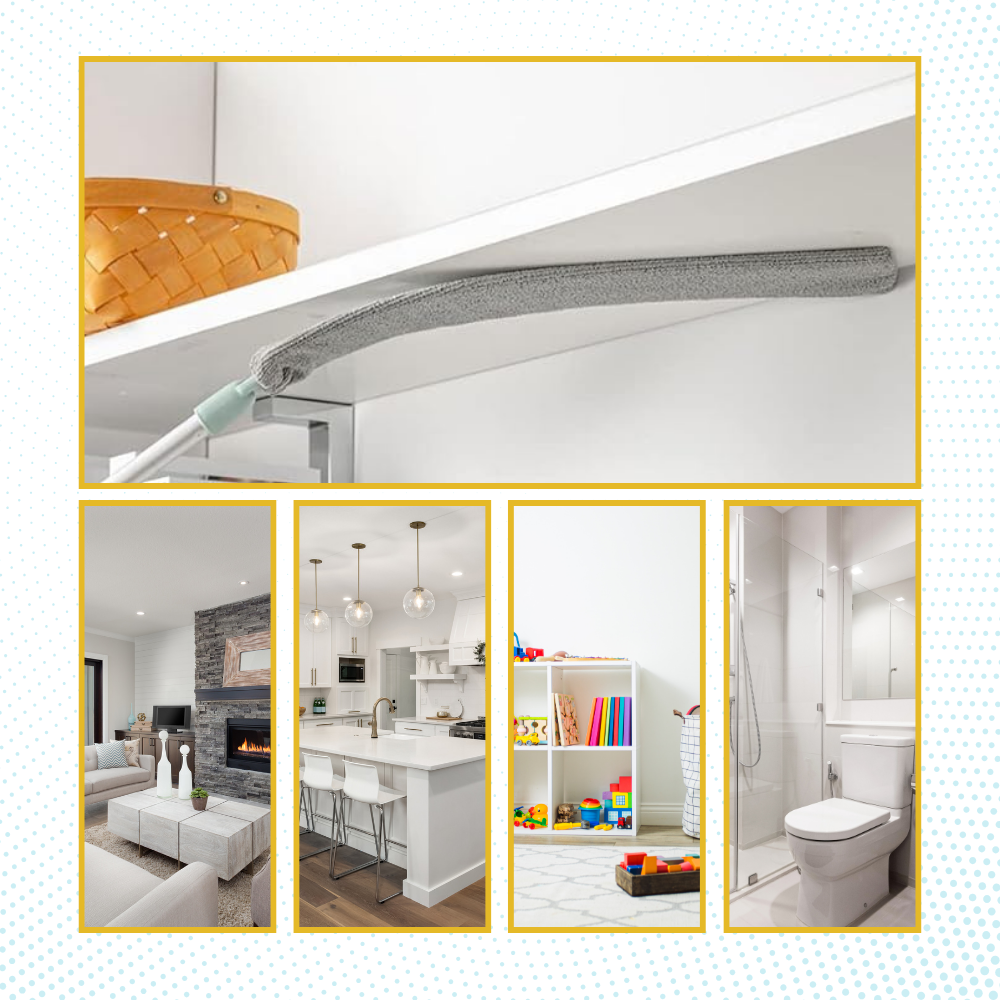 Justerbar Teleskop Støvkost - Ozerty