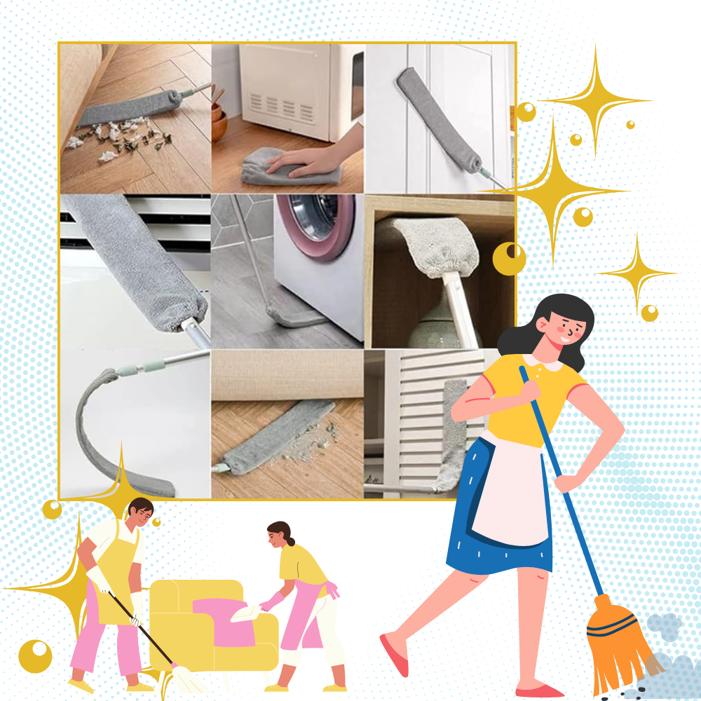 Justerbar Teleskop Støvkost - Ozerty