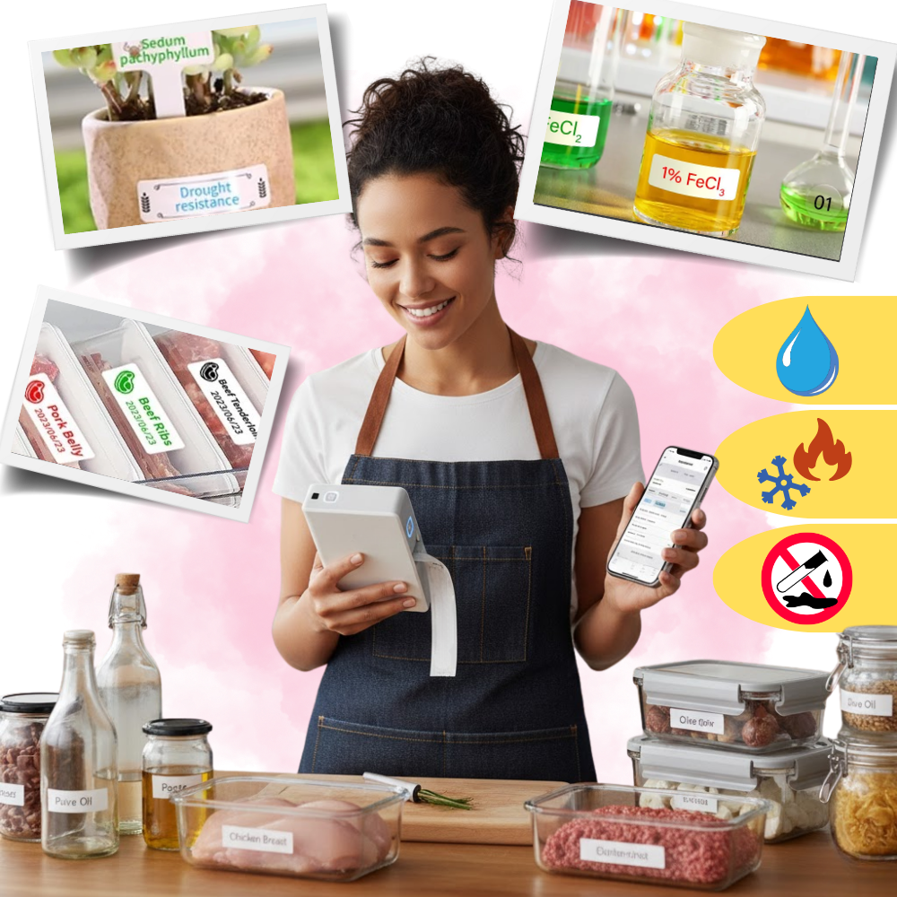 Bærbar Termisk Etikettprinter - Ozerty