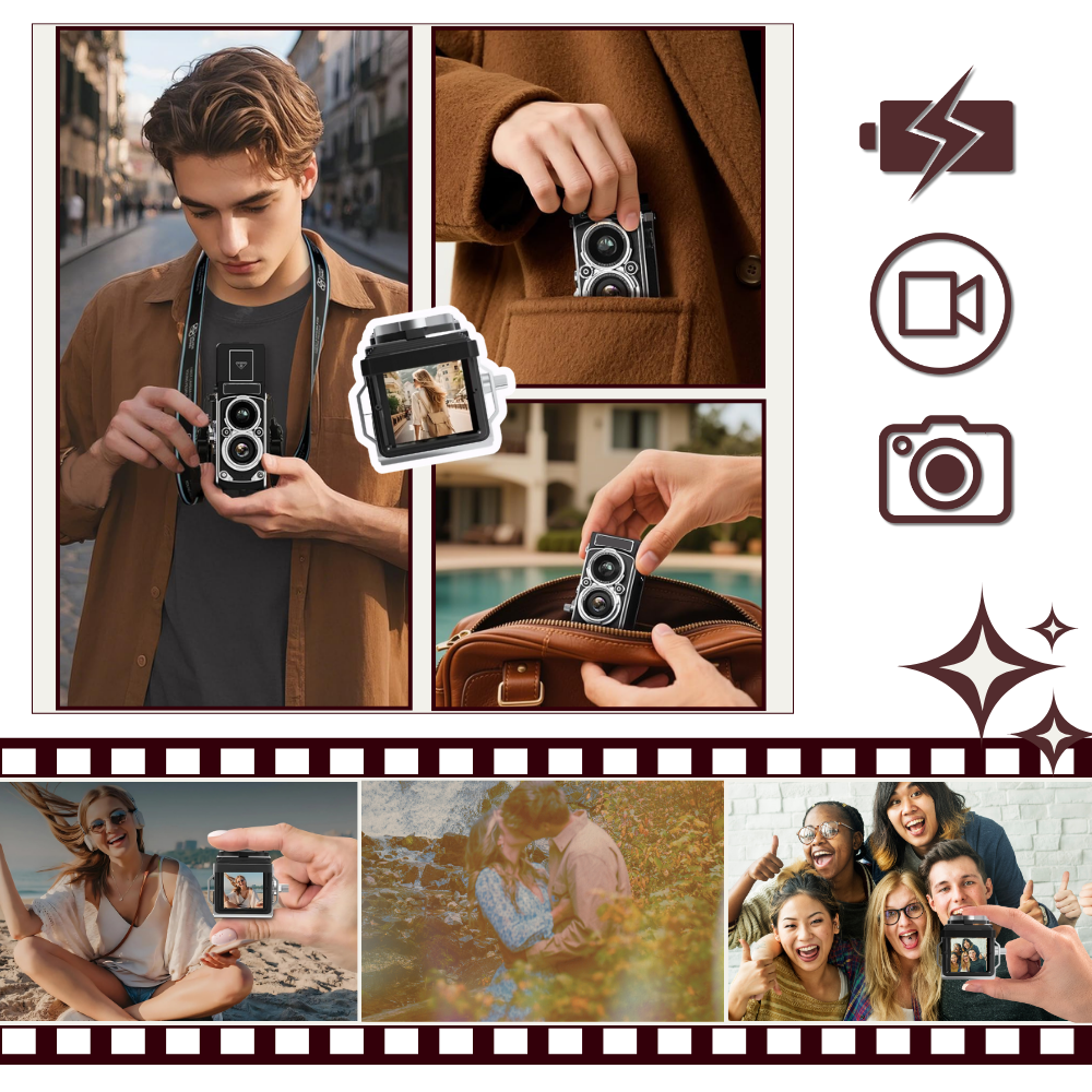 Tidløst TLR-Klikk-Kamera - Ozerty