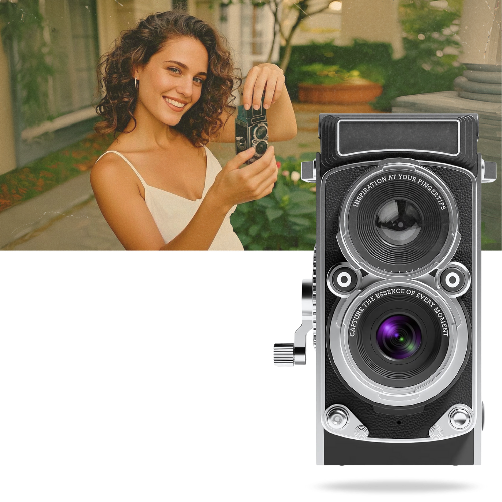 Tidløst TLR-Klikk-Kamera - Ozerty