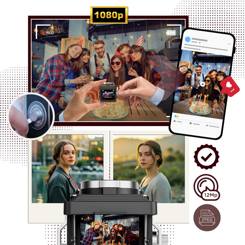 Tidløst TLR-Klikk-Kamera - Ozerty