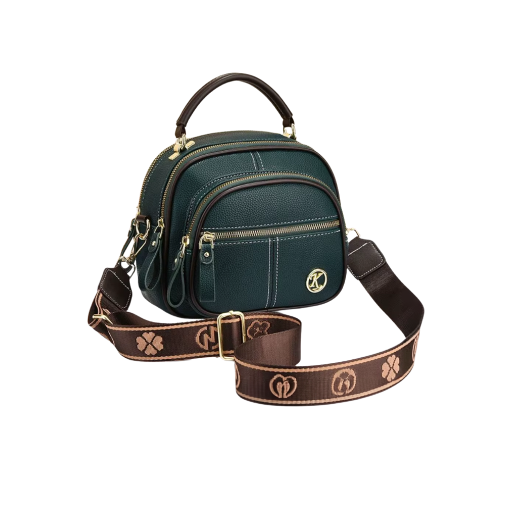 Tidløs Vegansk Slyngeveske -Grønn - Ozerty