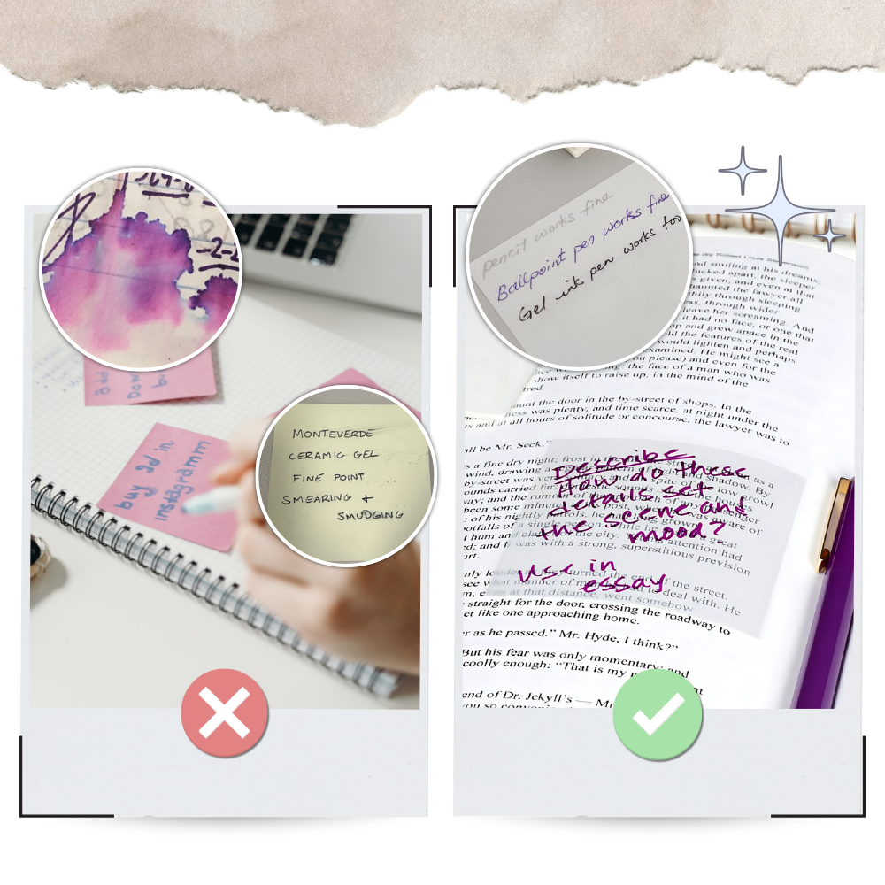 Gjennomsiktige og Vanntette Klistrelapper - Ozerty