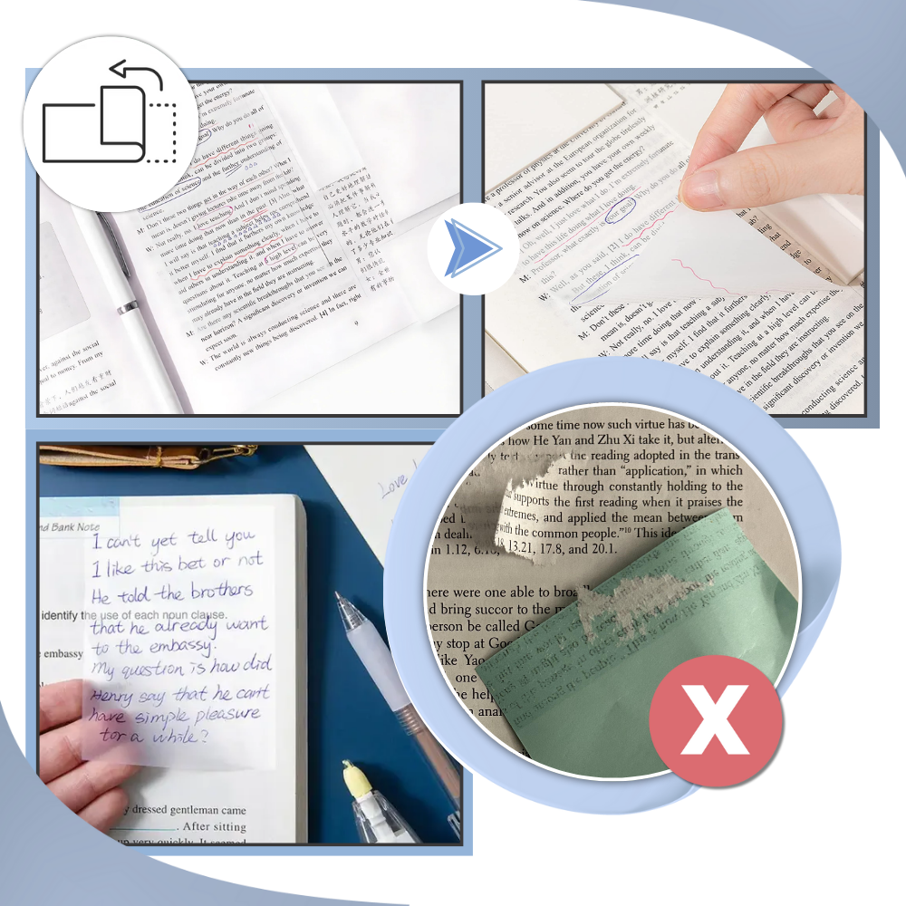 Gjennomsiktige og Vanntette Klistrelapper - Ozerty