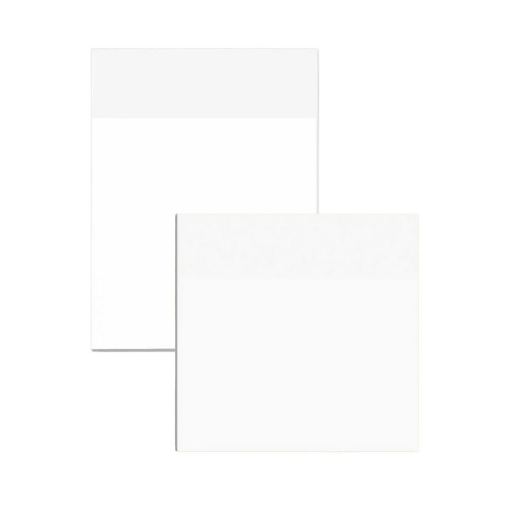 Gjennomsiktige og Vanntette Klistrelapper -Large + Medium - Ozerty