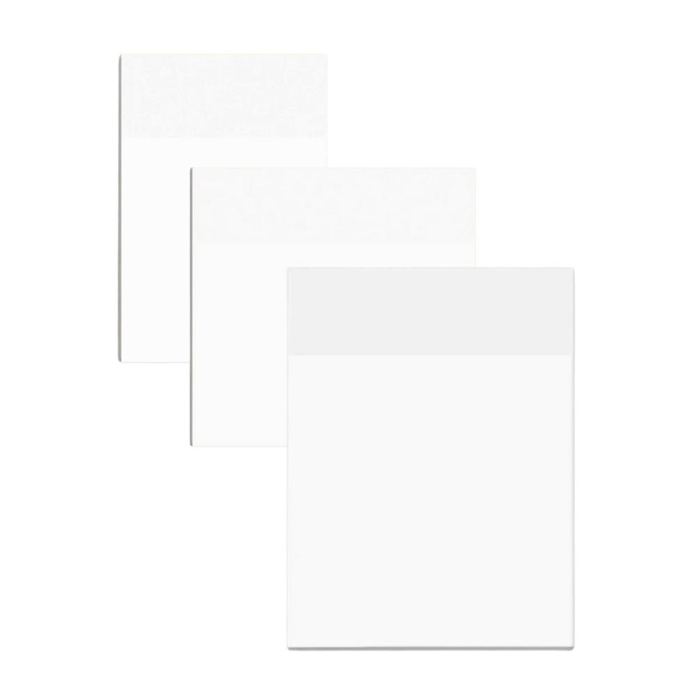 Gjennomsiktige og Vanntette Klistrelapper -Small + Medium + Large - Ozerty