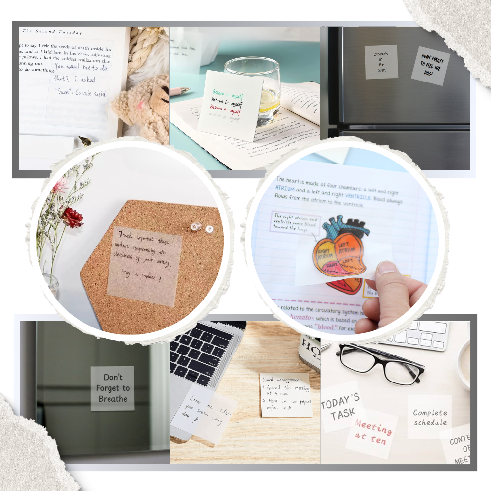 Gjennomsiktige og Vanntette Klistrelapper - Ozerty