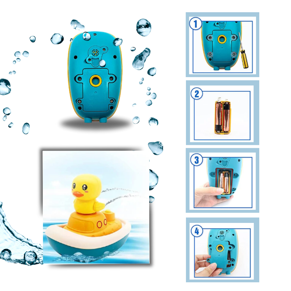 Trippel-Splash badeleke med ender
 - Ozerty