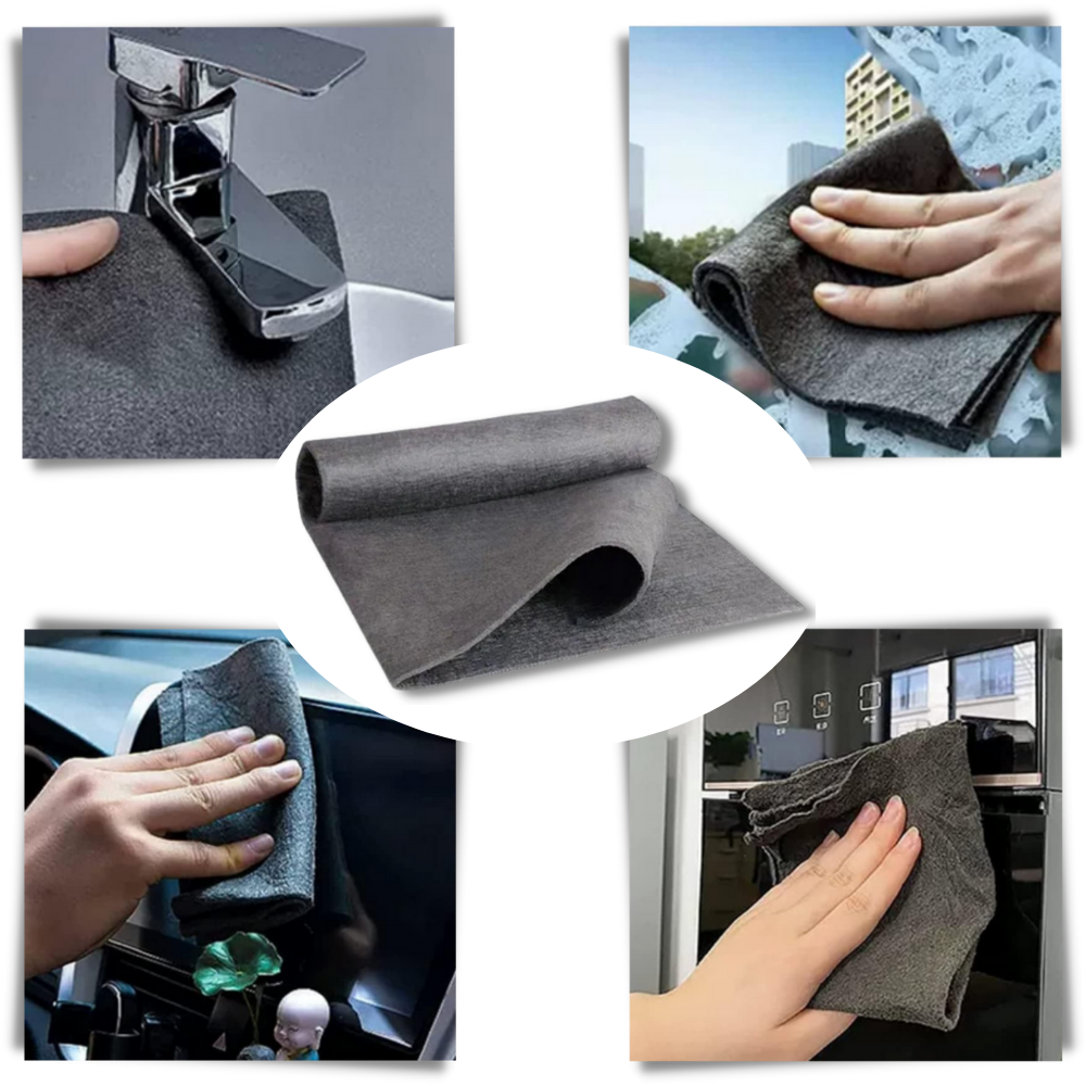 Ultraabsorberende, fortykket rengjøringsklut av mikrofiber
- Ozerty