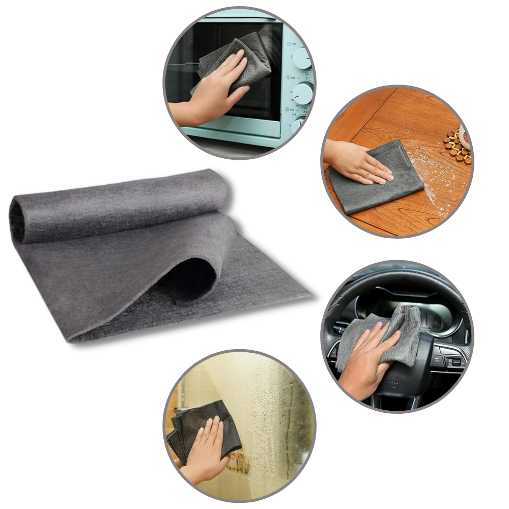 Ultraabsorberende, fortykket rengjøringsklut av mikrofiber
- Ozerty