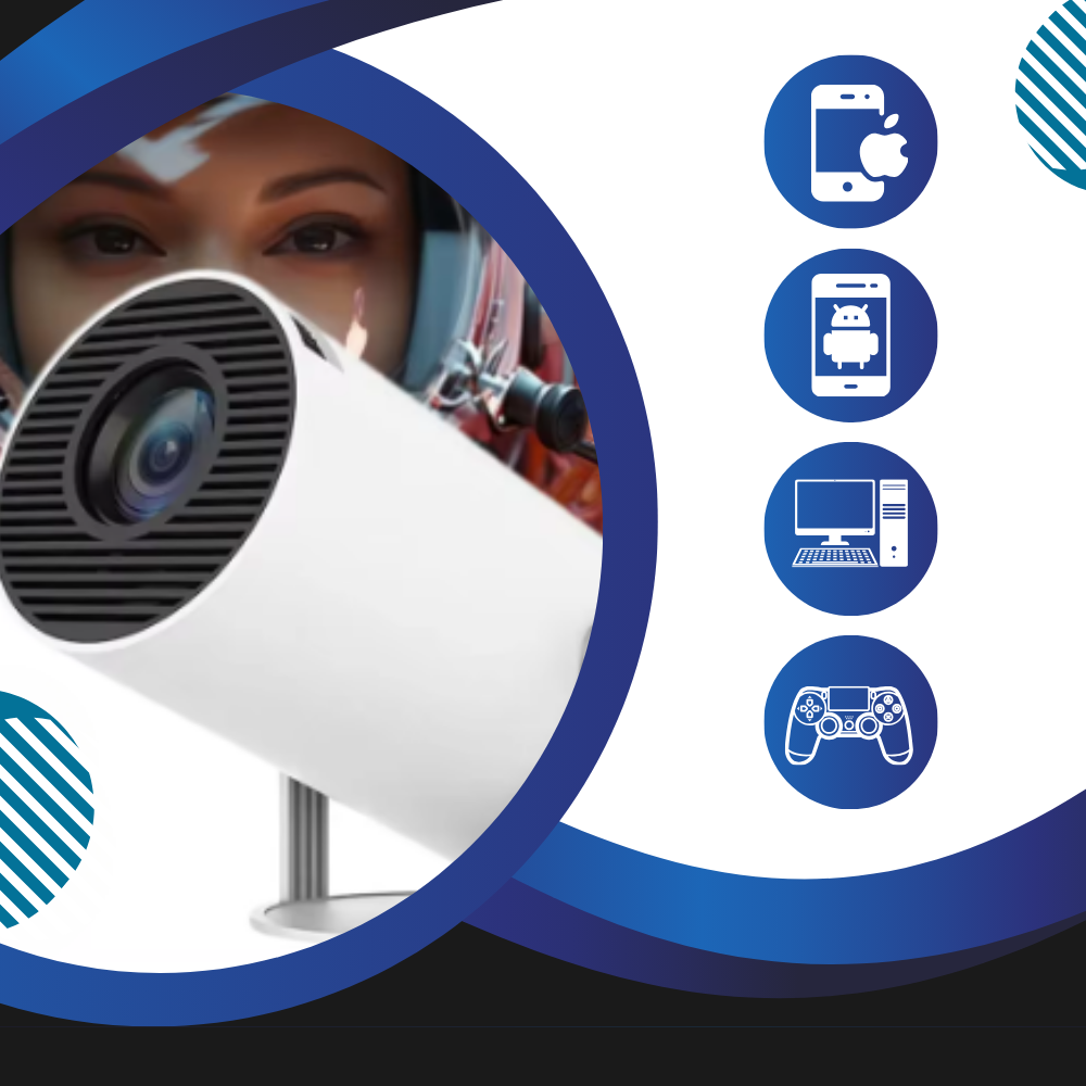 Ultra HD magisk skjermprojektor - Ozerty
