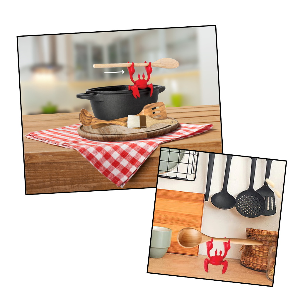 Morsom Krabbe med Sklisikker Skjeholder - Ozerty