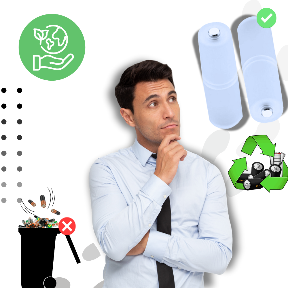 Universal AAA til AA-Batterikonverter - Ozerty