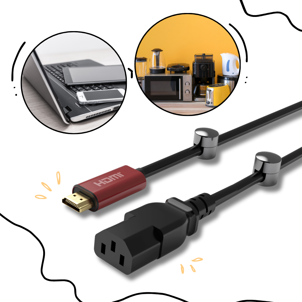 Universell Kabelorganiserer til Skrivebord - Ozerty