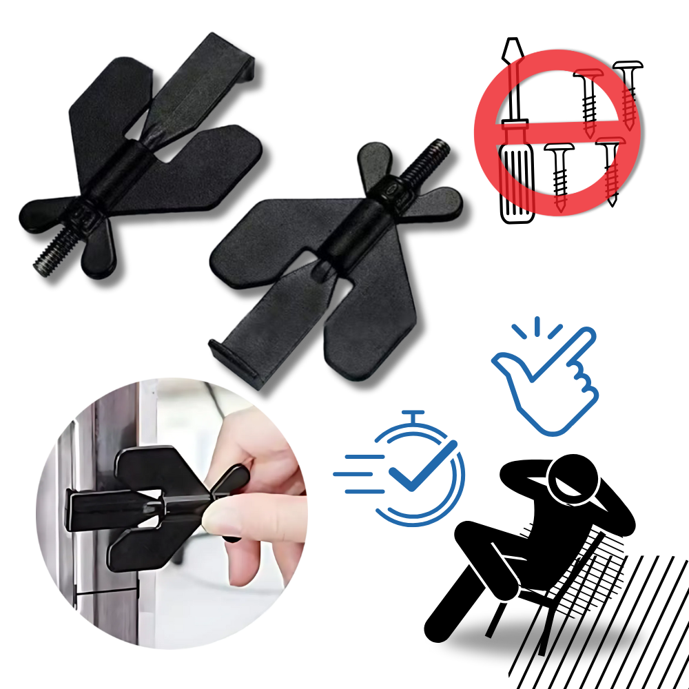 Universal Reisedørlås Uten Behov for Boring - Ozerty