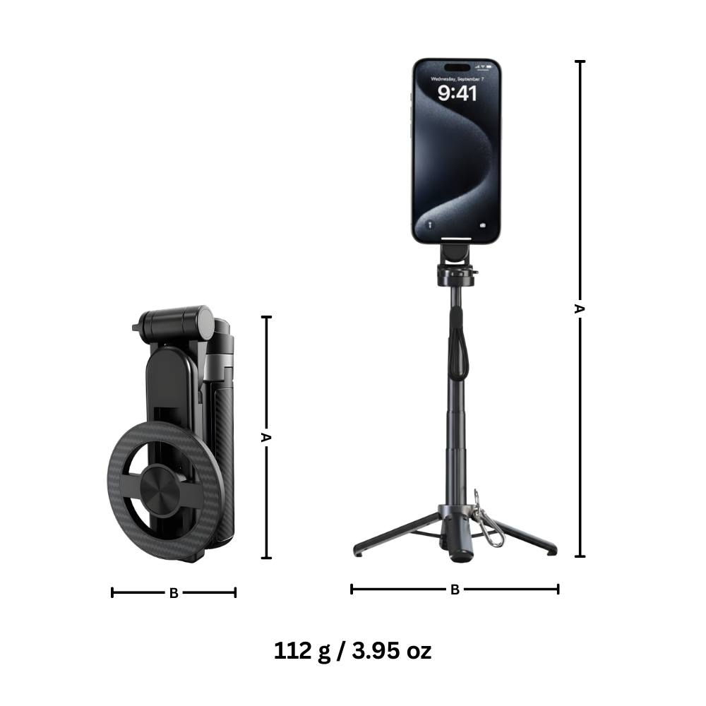 Magnetisk Tripod Med Urokkelig Bekvemmelighet - Ozerty