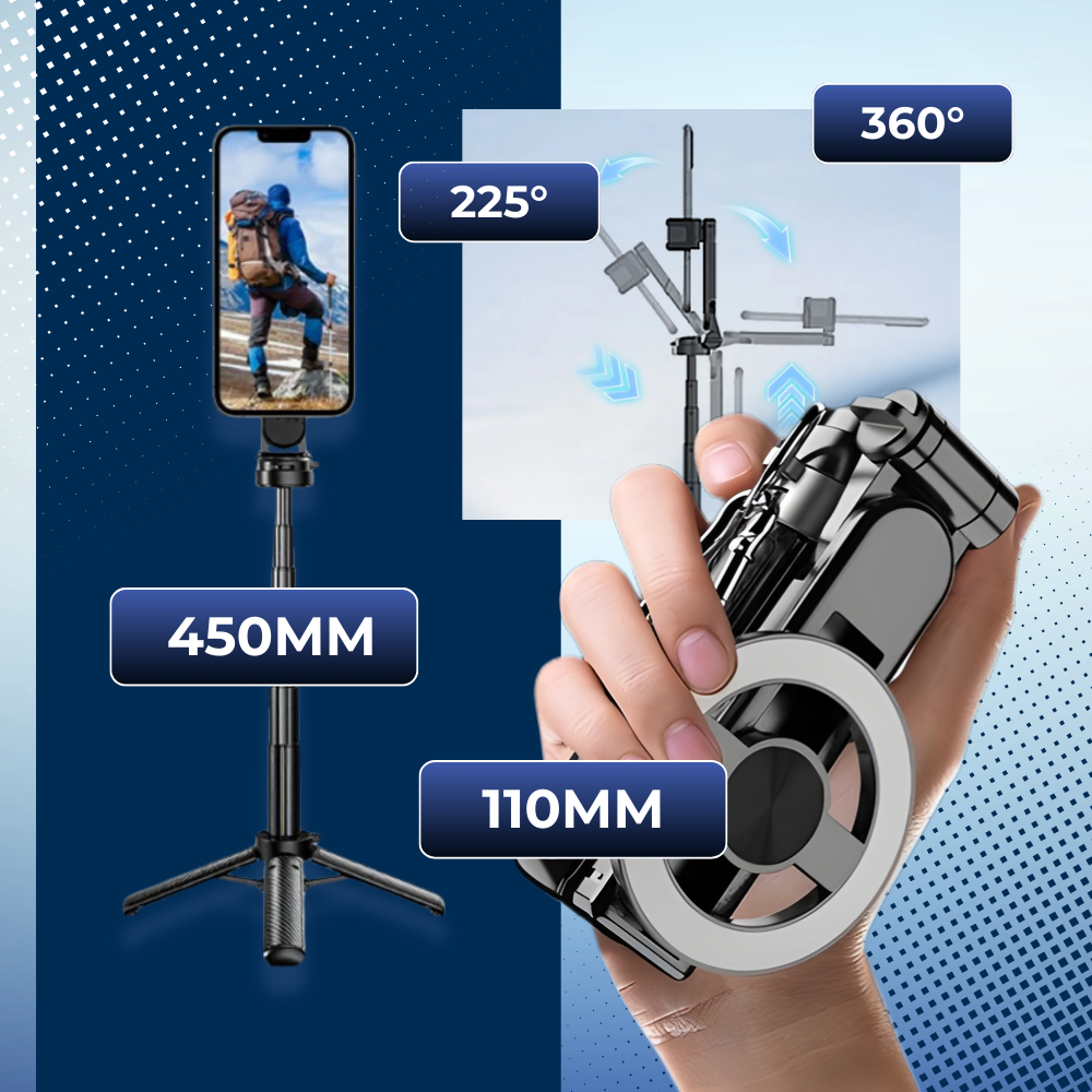 Magnetisk Tripod Med Urokkelig Bekvemmelighet - Ozerty
