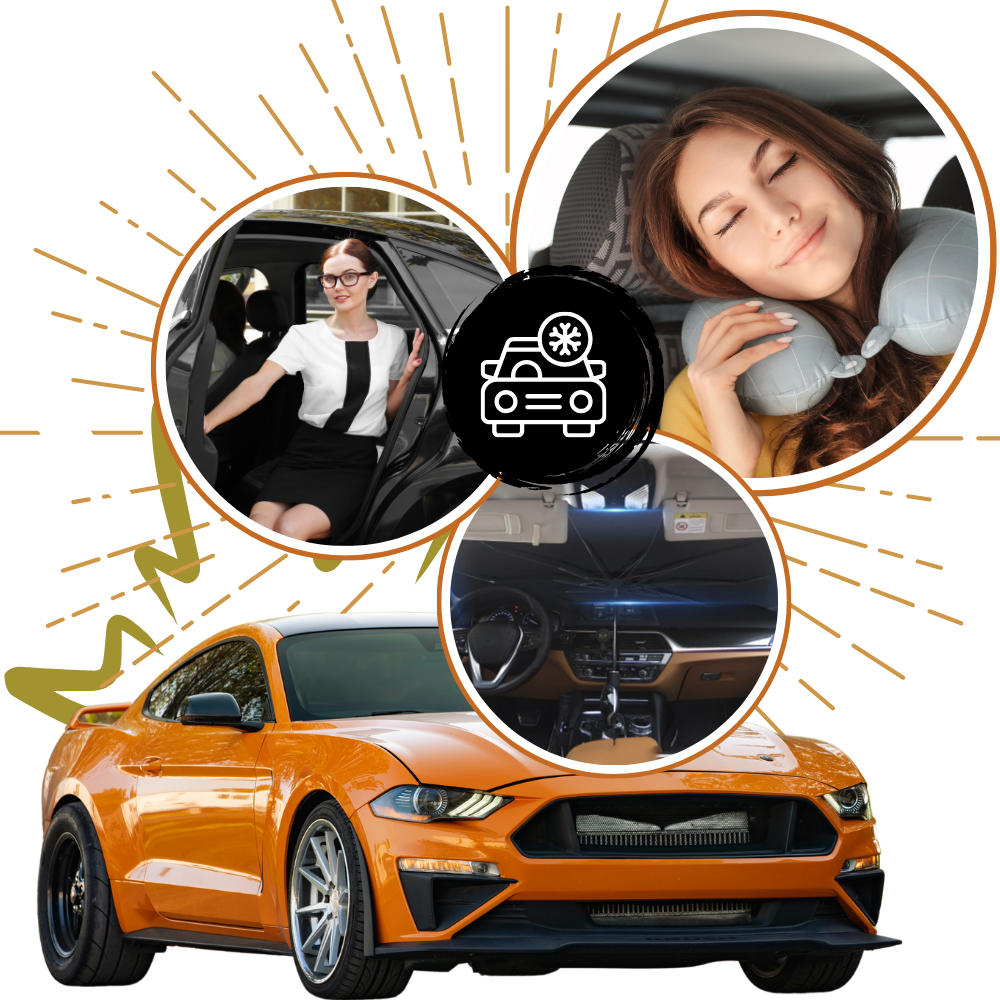 UV-Beskyttende Frontrute-Paraply til Bil
- Ozerty