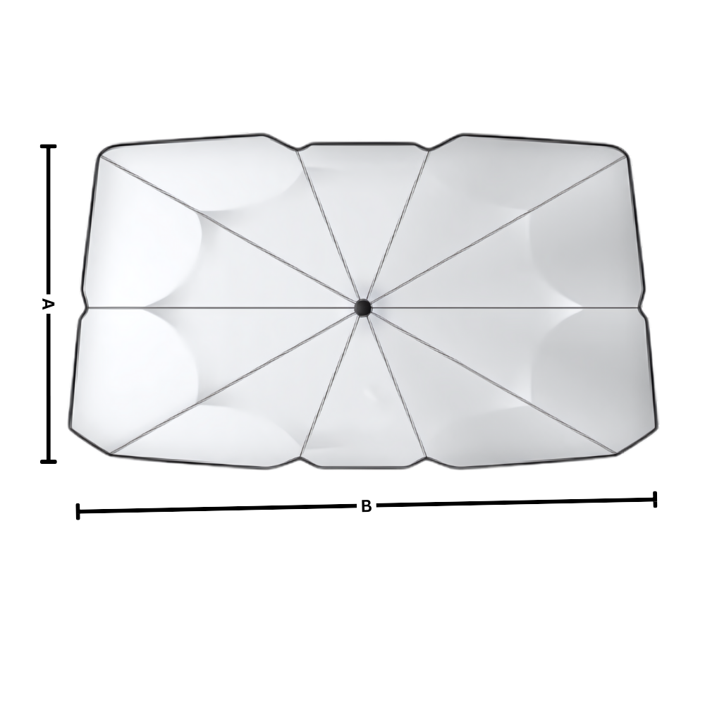 UV-Beskyttende Frontrute-Paraply til Bil
- Ozerty